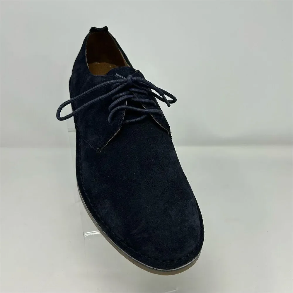 Florsheim Men's Blue Suede Slip-On Oxford Lace Up Shoes Size 11 Casual